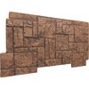 Ekena Millwork 49"W x 24 1/2"H x 1 1/4"D Castle Rock Stacked Stone, StoneWall Faux Stone Siding Panel, Sedona PNU24X48CRSE